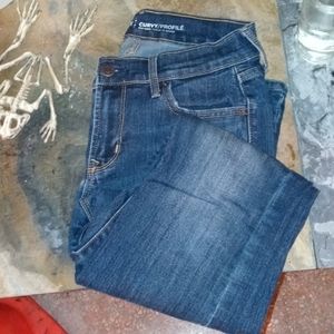 Curvy Midrise Dark Wash Jeans